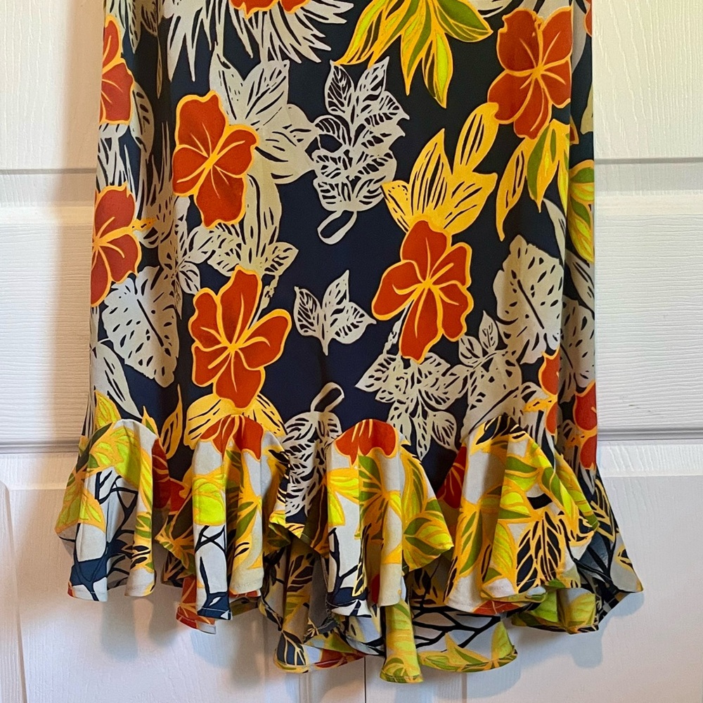 Vintage Y2K Floral Print Sleeveless Dress - Picture 4 of 10